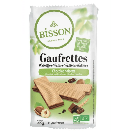 Gaufrettes chocolat + noisettes