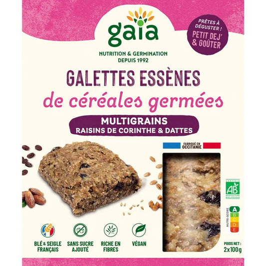Galettes de céréales germées multigrains