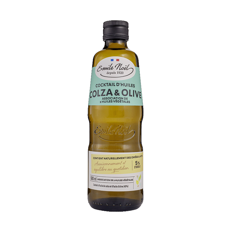 émile Noël -- Huile vierge colza/olive bio - 500 ml