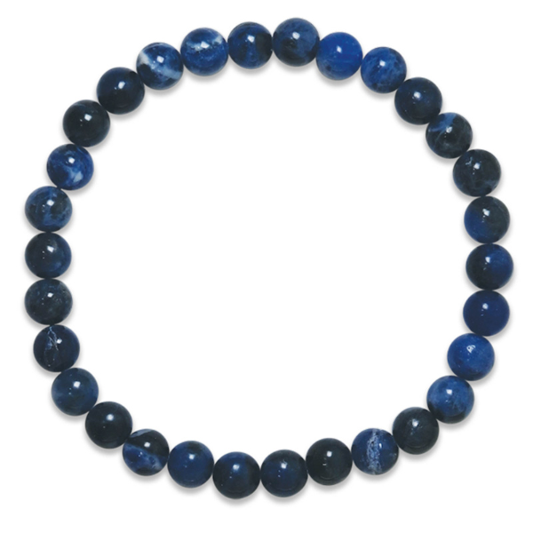 Irréversible -- Bracelet adulte pierre naturelle - sodalite